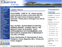 Tablet Screenshot of clearviewgc.org
